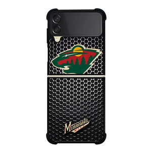 MINNESOTA WILD METAL Samsung Galaxy Z Flip 3 5G Case Cover MINNESOTA WILD METAL Samsung Galaxy Z Flip 3 5G Case Cover