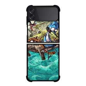 MORDECAI RIGBY CARTOON SERIES Samsung Galaxy Z Flip 3 5G Case Cover