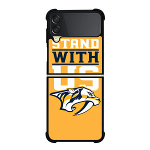 NASHVILLE PREDATORS STAND WITH US Samsung Galaxy Z Flip 3 5G Case Cover