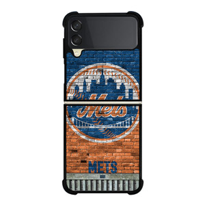 NEW YORK METS BRICK WALL Samsung Galaxy Z Flip 3 5G Case Cover NEW YORK METS BRICK WALL Samsung Galaxy Z Flip 3 5G Case Cover