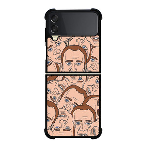 NICOLAS CAGE COLLAGE Samsung Galaxy Z Flip 3 5G Case Cover