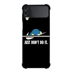 NIKE SNORLAX JUST DONT DO IT Samsung Galaxy Z Flip 3 5G Case Cover NIKE SNORLAX JUST DONT DO IT Samsung Galaxy Z Flip 3 5G Case Cover