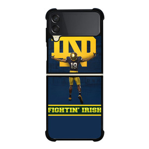 NOTRE DAME ND LOGO Samsung Galaxy Z Flip 3 5G Case Cover NOTRE DAME ND LOGO Samsung Galaxy Z Flip 3 5G Case Cover