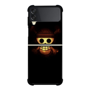 ONE PIECE STRAW HAT GOLD LOGO Samsung Galaxy Z Flip 3 5G Case Cover