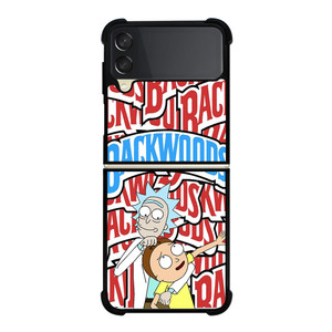 ONLY BACKWOODS RICK AND MORTY Samsung Galaxy Z Flip 3 5G Case Cover