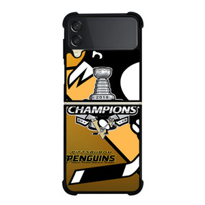 PITTSBURGH PENGUINS 2016 CHAMP Samsung Galaxy Z Flip 3 5G Case Cover