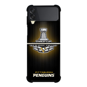 PITTSBURGH PENGUINS STANLEY CHAMPIONS Samsung Galaxy Z Flip 3 5G Case Cover