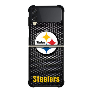 PITTSBURGH STEELERS METAL Samsung Galaxy Z Flip 3 5G Case Cover