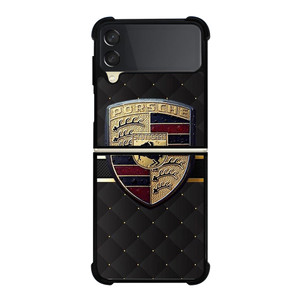 PORSCHE GOLD Samsung Galaxy Z Flip 3 5G Case Cover