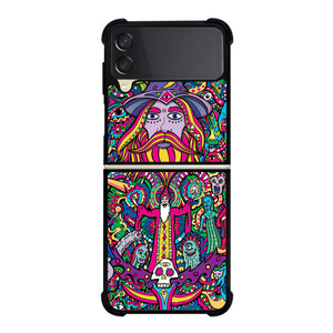 PSYCHEDELIC VISUALS WIZARD Samsung Galaxy Z Flip 3 5G Case Cover PSYCHEDELIC VISUALS WIZARD Samsung Galaxy Z Flip 3 5G Case Cover