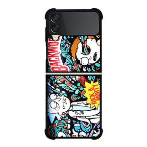 RICK AND MORTY BACKWOODS Samsung Galaxy Z Flip 3 5G Case Cover