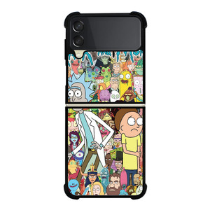 RICK AND MORTY CHHARACTER Samsung Galaxy Z Flip 3 5G Case Cover