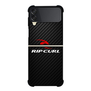 RIPCURL CARBON LOGO Samsung Galaxy Z Flip 3 5G Case Cover RIPCURL CARBON LOGO Samsung Galaxy Z Flip 3 5G Case Cover