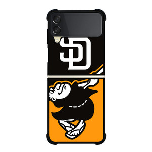 SAN DIEGO PADRES MLB ICON Samsung Galaxy Z Flip 3 5G Case Cover