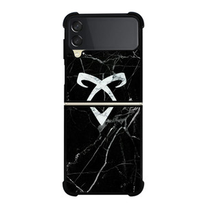 SHADOWHUNTER ANGELIC MARBLE LOGO Samsung Galaxy Z Flip 3 5G Case Cover SHADOWHUNTER ANGELIC MARBLE LOGO Samsung Galaxy Z Flip 3 5G Case Cover