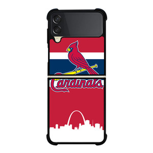 ST LOUIS CARDINALS STRIPE Samsung Galaxy Z Flip 3 5G Case Cover ST LOUIS CARDINALS STRIPE Samsung Galaxy Z Flip 3 5G Case Cover