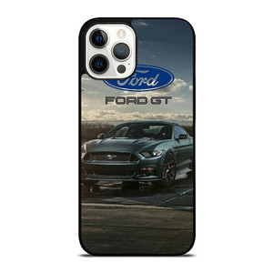 FORD MUSTANG GT BLACK CAR iPhone 12 Pro Max Case Cover