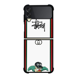 STUSSY X BAPE Samsung Galaxy Z Flip 3 5G Case Cover