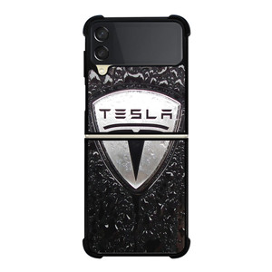TESLA RAINDROP LOGO Samsung Galaxy Z Flip 3 5G Case Cover