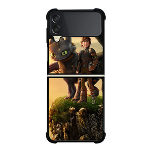TOOTHLESS AND HICCUP Samsung Galaxy Z Flip 3 5G Case Cover