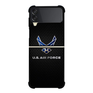 US AIR FORCE METAL LOGO Samsung Galaxy Z Flip 3 5G Case Cover