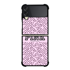 VICTORIA'S SECRET PINK LOGO PATTERN Samsung Galaxy Z Flip 3 5G Case Cover