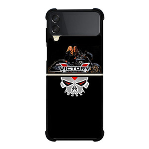VICTORY MOTORCYCLES SKULL Samsung Galaxy Z Flip 3 5G Case Cover
