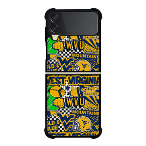WEST VIRGINIA MOUNTAINEERS COLLAGE Samsung Galaxy Z Flip 3 5G Case Cover WEST VIRGINIA MOUNTAINEERS COLLAGE Samsung Galaxy Z Flip 3 5G Case Cover