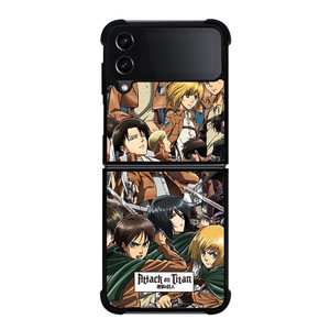 ATTACK ON TITAN ALL CHARACTER Samsung Galaxy Z Flip 4 5G Case Cover