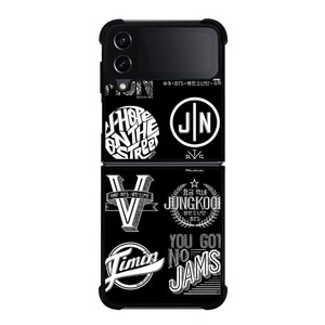 BANGTAN BOYS BTS KPOP LOGO Samsung Galaxy Z Flip 4 5G Case Cover