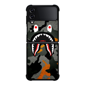 BAPE SHARK CAMO 1 Samsung Galaxy Z Flip 4 5G Case Cover