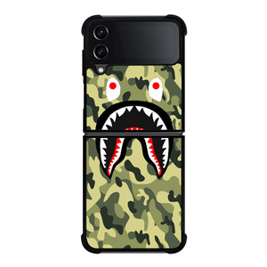 BAPE SHARK CAMO 2 Samsung Galaxy Z Flip 4 5G Case Cover