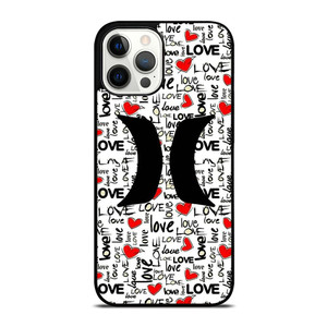 HURLEY LOGO PATTERN iPhone 12 Pro Max Case Cover