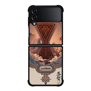 BLACK WIDOW LOGO ETERNAL Samsung Galaxy Z Flip 4 5G Case Cover BLACK WIDOW LOGO ETERNAL Samsung Galaxy Z Flip 4 5G Case Cover