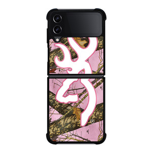CAMO PINK BROWNING Samsung Galaxy Z Flip 4 5G Case Cover