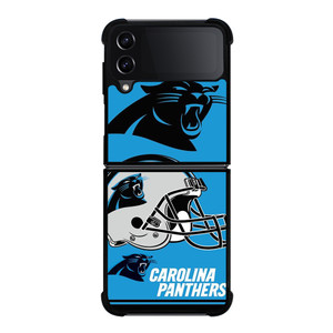 CAROLINA PANTHERS LOGO COLLAGE Samsung Galaxy Z Flip 4 5G Case Cover