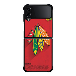 CHICAGO BLACKHAWKS 3 Samsung Galaxy Z Flip 4 5G Case Cover CHICAGO BLACKHAWKS 3 Samsung Galaxy Z Flip 4 5G Case Cover