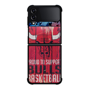 CHICAGO BULLS PROUD Samsung Galaxy Z Flip 4 5G Case Cover