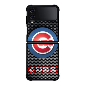 CHICAGO CUBS METAL LOGO Samsung Galaxy Z Flip 4 5G Case Cover