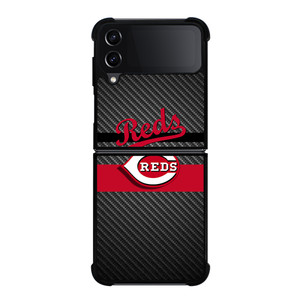 CINCINNATI REDS CARBON Samsung Galaxy Z Flip 4 5G Case Cover
