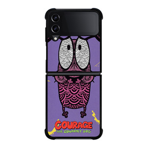 COURAGE THE COWARDLY DOG FEAR Samsung Galaxy Z Flip 4 5G Case Cover