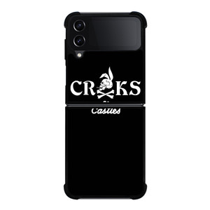 CROOKS AND CASTLES SKULL Samsung Galaxy Z Flip 4 5G Case Cover