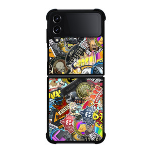 CSGO STICKER BOMB Samsung Galaxy Z Flip 4 5G Case Cover