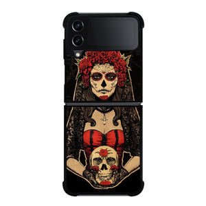 DAY OF THE DEAD ART Samsung Galaxy Z Flip 4 5G Case Cover