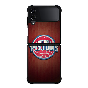 DETROIT PISTONS WOODEN LOGO Samsung Galaxy Z Flip 4 5G Case Cover