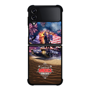 DONALD TRUMP AMERICA GREAT Samsung Galaxy Z Flip 4 5G Case Cover
