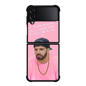 DRAKE RAPPER PINK BLINK Samsung Galaxy Z Flip 4 5G Case Cover
