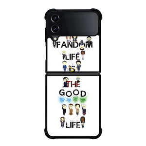 FANDOM LIFE QUOTE Samsung Galaxy Z Flip 4 5G Case Cover