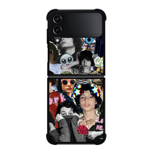 FINN WOLFHARD COLLAGE 2 Samsung Galaxy Z Flip 4 5G Case Cover FINN WOLFHARD COLLAGE 2 Samsung Galaxy Z Flip 4 5G Case Cover