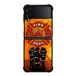 FIREFIGHTER FIREMAN LOGO Samsung Galaxy Z Flip 4 5G Case Cover